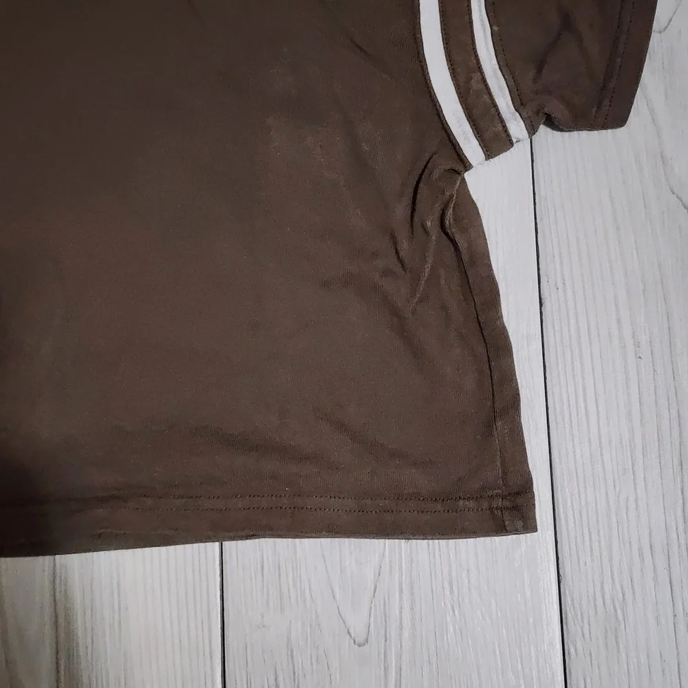 Gymboree Brown short sleeve Tee with Tiger Face Size 6-12 Mo